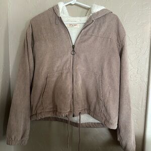 Women's Tan Corduroy Jacket